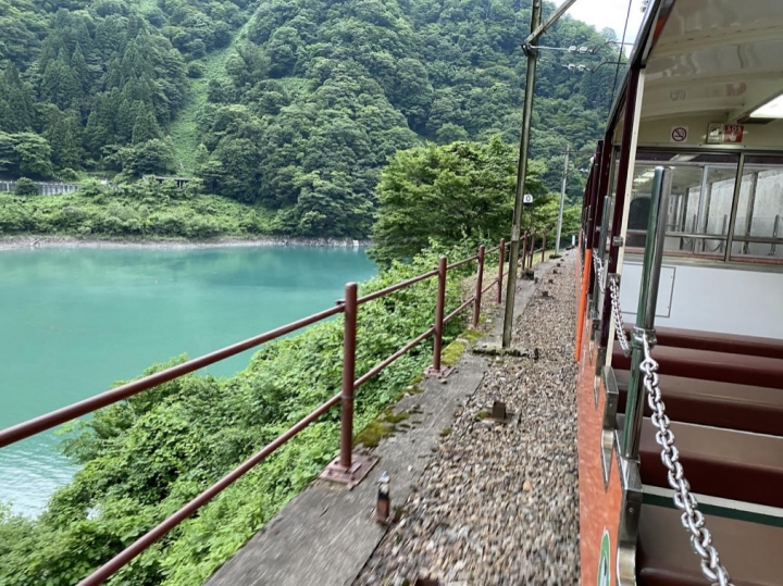 トロッコからの景色