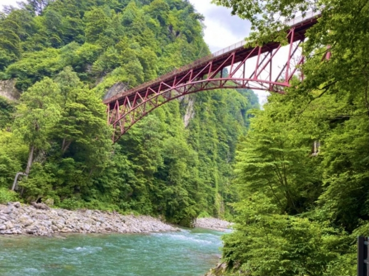 足湯からの景色