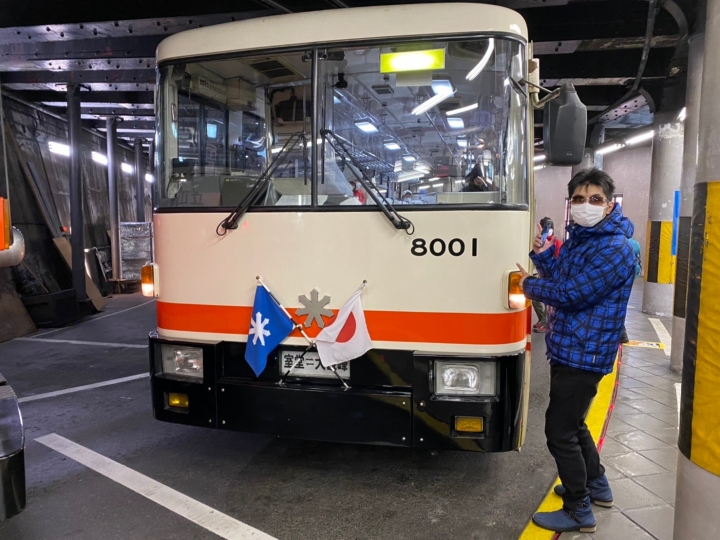 立山黒部アルペンルート　トロリーバス