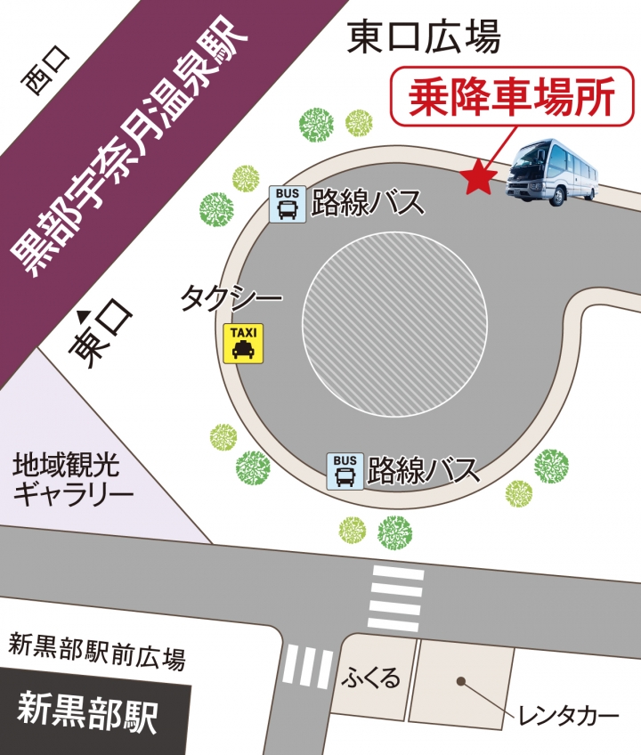 黒部宇奈月温泉駅乗降場所