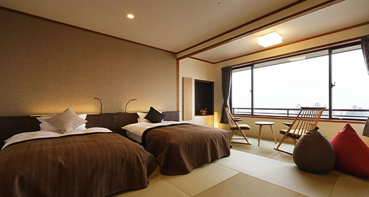 Japanese-Style Room with Beds